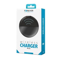 Forever WCD-200 Быстрая Беспроводная Зарядка 1A + Micro USB Кабель / Черная цена и информация | Зарядные устройства для телефонов | 220.lv