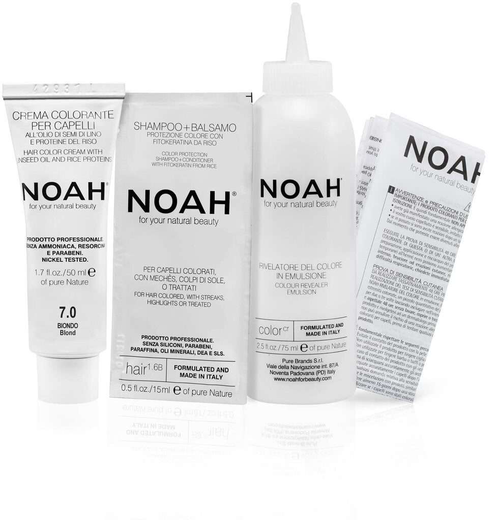 Noturīga matu krāsa Noah 7.0 Blond 140 ml цена и информация | Matu krāsas | 220.lv