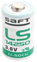 Saft 1/2 АА 3,6В 1200мАч элемент питания LS14250  цена и информация | Батерейки | 220.lv