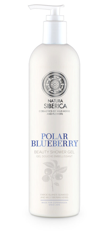 Dušas želeja skaistumam Natura Siberica Copenhagen Polar Blueberry 400 ml цена и информация | Dušas želejas, eļļas | 220.lv