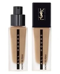 Тональный крем Yves Saint Laurent Encre De Peau All Hours 25 мл, BR50 Cool Honey цена и информация | Пудры, базы под макияж | 220.lv