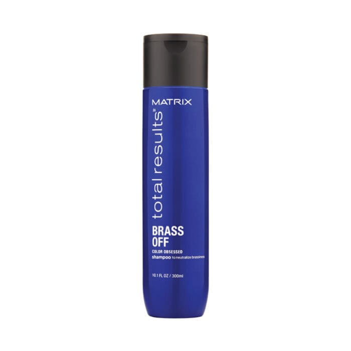 Šampūns krāsotiem matiem Matrix Total Results Color Obsessed Brass Off 300 ml cena un informācija | Šampūni | 220.lv