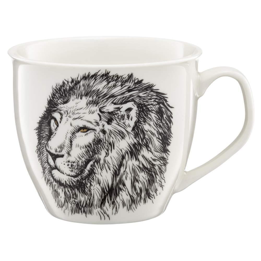 Ambition porcelāna krūze Lion Wild, 550 ml cena un informācija | Glāzes, krūzes, karafes | 220.lv