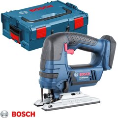 Bezvadu finierzāģis Bosch GST 18V-Li B цена и информация | Пилы, циркулярные станки | 220.lv