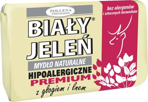 Dabīgās ziepes Bialy Jelen Premium Glog & Len 100 g cena un informācija | Ziepes | 220.lv