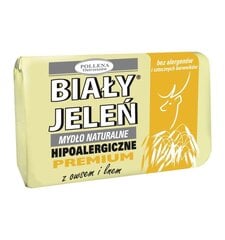 Dabīgās ziepes Bialy Jelen Premium Owies & Len 100 g cena un informācija | Ziepes | 220.lv