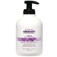 Violetas krāsas matu maska Inebrya Ice Cream Kromask Professional 300 ml cena un informācija | Matu uzlabošanai | 220.lv