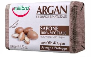 Мыло с аргановым маслом Equilibra Argan Naturale 100% Vegetal 100 г цена и информация | Мыло | 220.lv