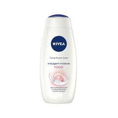 Dušas želeja Nivea Caring Shower Cream Rose 250 ml цена и информация | Масла, гели для душа | 220.lv