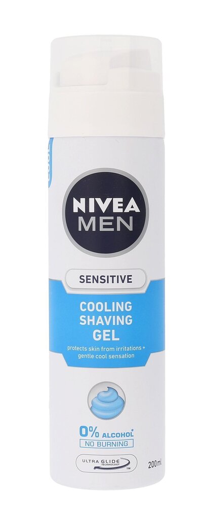 Skūšanās želeja Nivea Men Sensitive Cooling 200 ml cena un informācija | Skūšanās piederumi, kosmētika | 220.lv