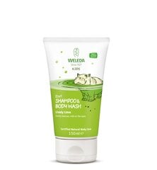 Dušas želeja un šampūns Weleda Kids 2in1 Lively Lime bērniem 150 ml цена и информация | Косметика для мам и детей | 220.lv