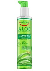 Мицеллярный гель с экстрактом алоэ вера Equilibra Aloe Cleansing Micellar Gel 200 мл цена и информация | Средства для очищения лица | 220.lv