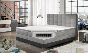 Кровать Damaso, 180х200 см, серая цена и информация | Кровати | 220.lv