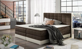 Кровать Damaso, 140х200 см, коричневая/кремовая цена и информация | Кровати | 220.lv