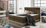 Кровать Damaso, 140х200 см, коричневая/серая