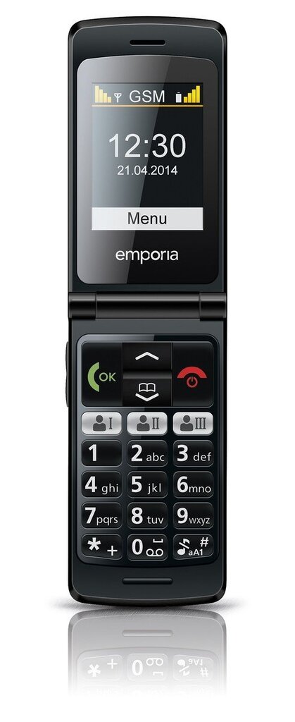 Emporia Flip Basic (F220) Gold cena un informācija | Mobilie telefoni | 220.lv