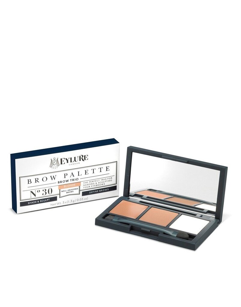 Uzacu palete Eylure Brow Palette 3 x 1,3 g, 30 Blonde cena un informācija | Acu ēnas, skropstu tušas, zīmuļi, serumi | 220.lv