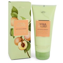 Krēmveida ķermeņa losjons 4711 Acqua Colonia White Peach & Coriander 200 ml cena un informācija | Ķermeņa krēmi, losjoni | 220.lv