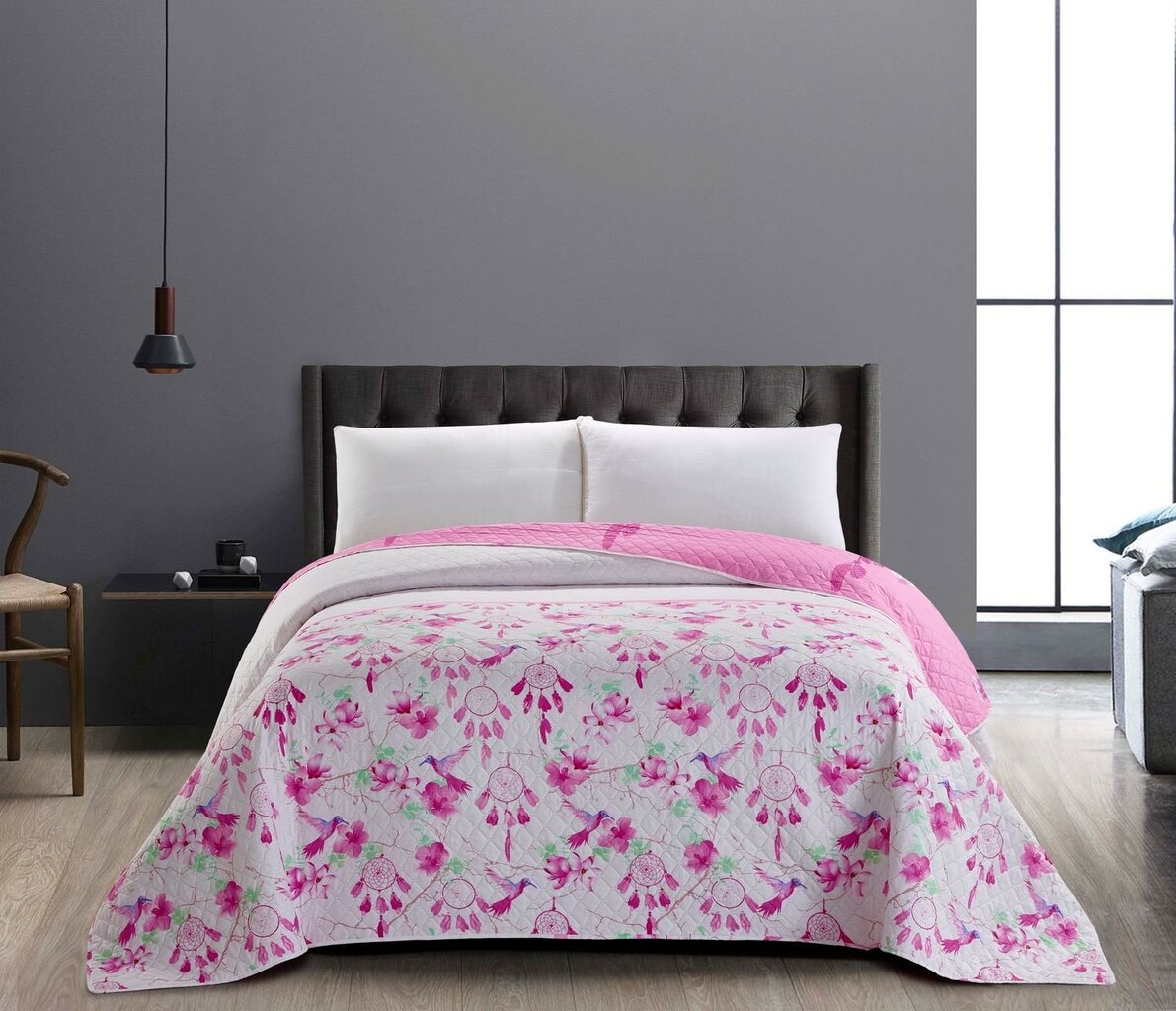 DecoKing divpusējs gultas pārklājs Sweet Dreams, 240x260 cm cena un informācija | Gultas pārklāji, pledi | 220.lv