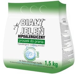 Стиральный порошок, Bialy Jelen Biel, 1,5 кг цена и информация | Средства для стирки | 220.lv