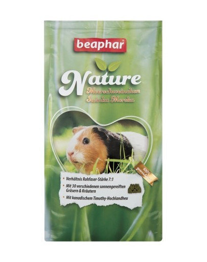 Beaphar Nature jūrascūciņām, 1,25 kg cena un informācija | Barība grauzējiem | 220.lv