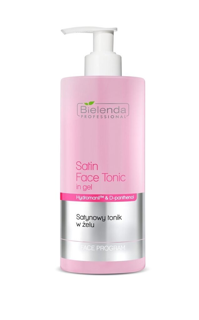 Toniks sejai Bielenda Professional Satin Face Tonic In Gel 500 ml цена и информация | Sejas ādas kopšana | 220.lv