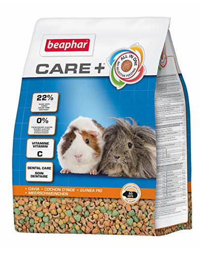 Beaphar Care+ jūrascūciņām, 250 g cena un informācija | Barība grauzējiem | 220.lv