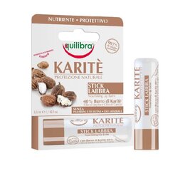 Barojošs lūpu balzams Equilibra Karite Protezione Naturale 5.5 ml cena un informācija | Lūpu krāsas, balzāmi, spīdumi, vazelīns | 220.lv