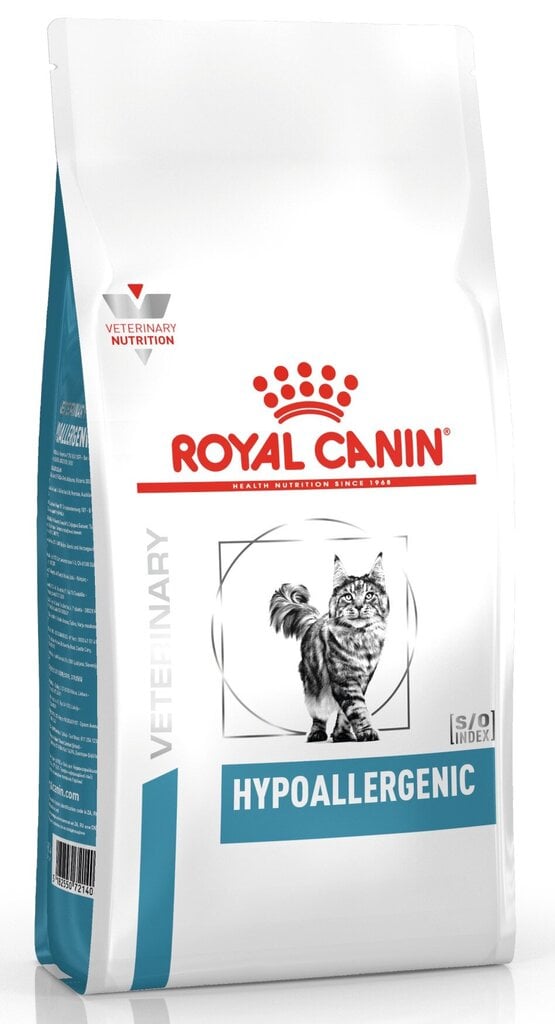 Royal Canin alerģiskiem kaķiem Cat hypoallergenic, 2,5 kg cena un informācija | Sausā barība kaķiem | 220.lv