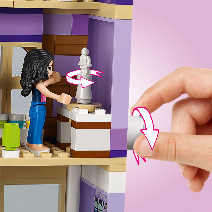 41365 LEGO® Friends Emmas mākslas studija cena un informācija | Konstruktori | 220.lv