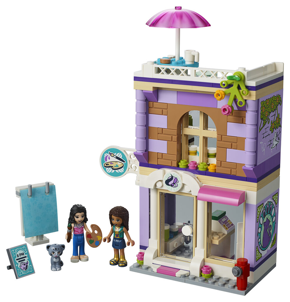 41365 LEGO® Friends Emmas mākslas studija cena un informācija | Konstruktori | 220.lv