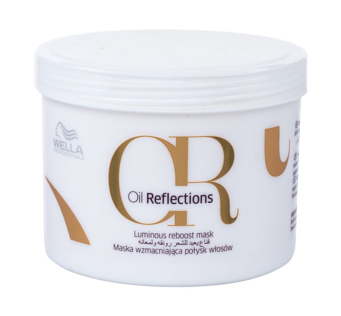 Atjaunojoša matu maska Wella Professionals Oil Reflections Luminous Reboost, 500 ml цена и информация | Matu uzlabošanai | 220.lv
