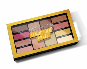 Acu ēnu palete Maybelline New York, 01 Lemonade Craze, 12 g cena un informācija | Acu ēnas, skropstu tušas, zīmuļi, serumi | 220.lv