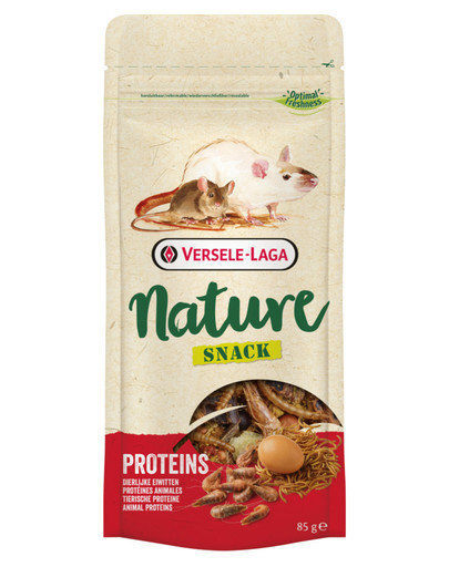 Versele Laga Nature proteīna uzkodas grauzējiem Snack Proteins, 85 g цена и информация | Barība grauzējiem | 220.lv