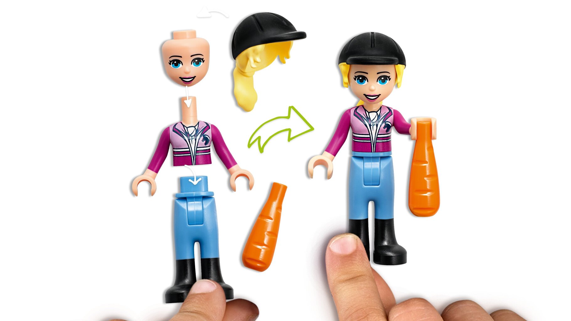 41367 LEGO® Friends Stefānijas treniņi ar zirgiem cena un informācija | Konstruktori | 220.lv