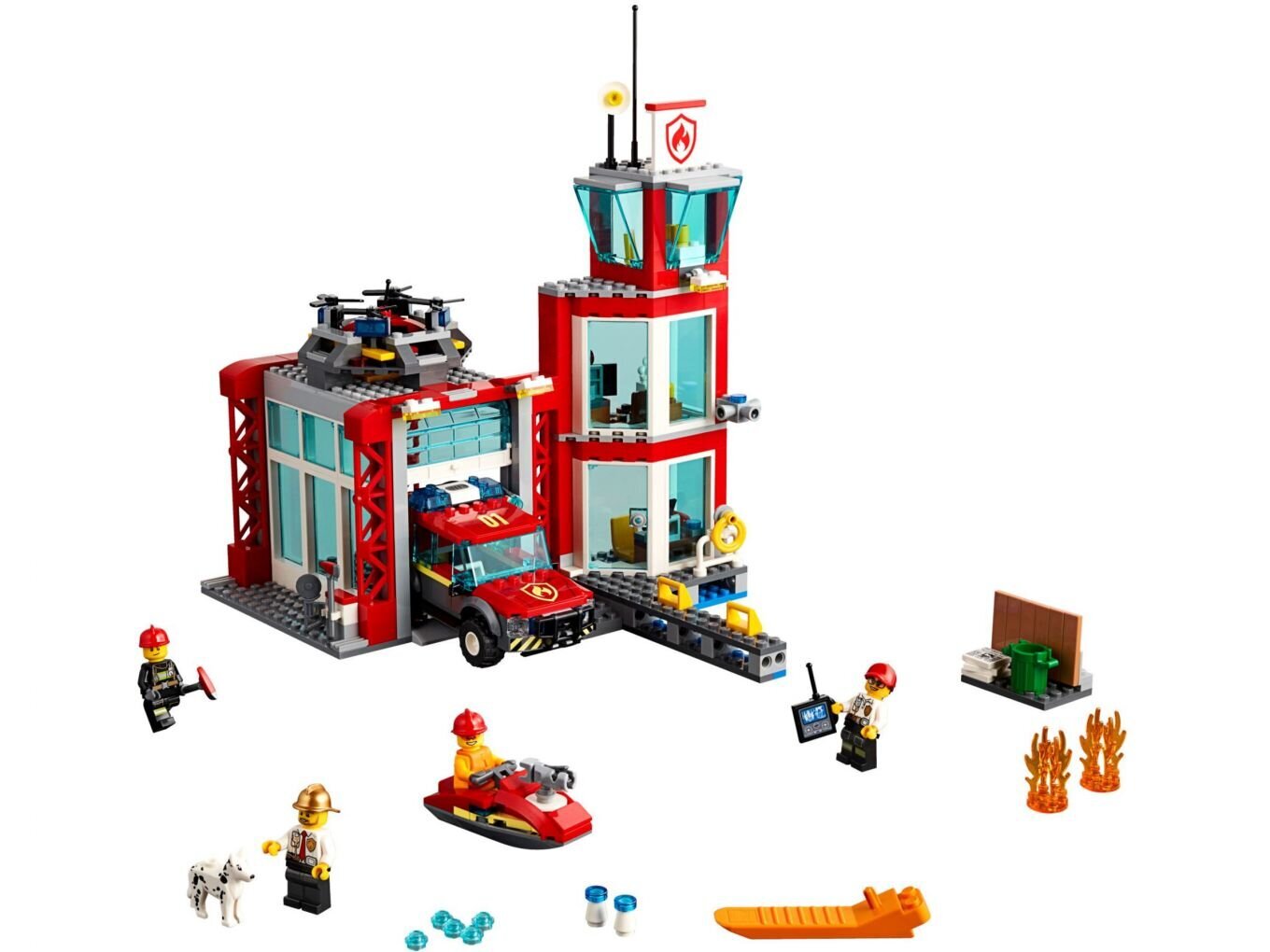 60215 LEGO® City Ugunsdzēsēju depo цена и информация | Konstruktori | 220.lv