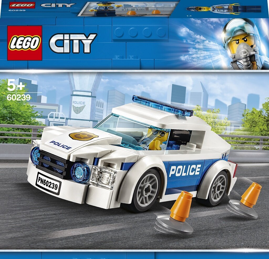 60239 LEGO® City Policijas patruļauto цена и информация | Konstruktori | 220.lv