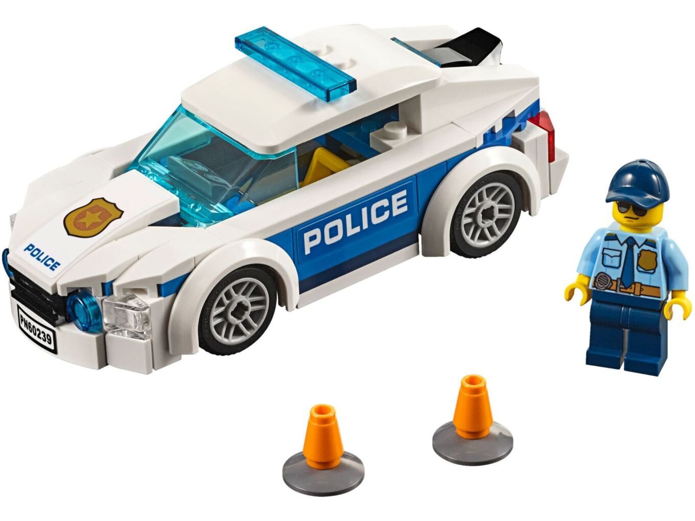 60239 LEGO® City Policijas patruļauto cena un informācija | Konstruktori | 220.lv