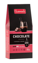 Кофе со вкусом шоколада Gurman's, 125g цена и информация | Кофе, какао | 220.lv