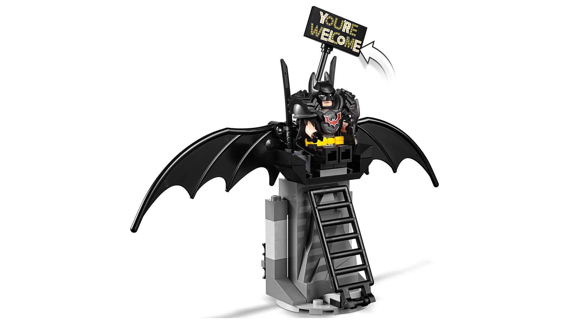 70836 LEGO® MOVIE 2 Cīņai gatavs Betmens un Metālbārda cena un informācija | Konstruktori | 220.lv