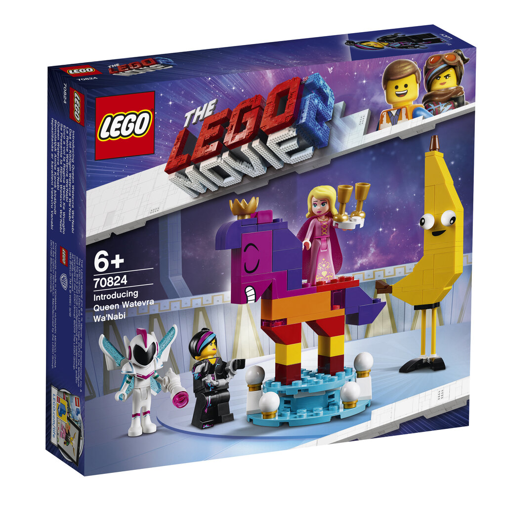 70824 LEGO® MOVIE 2 Iepazīšanās ar karalieni Vatevru Vanabi цена и информация | Konstruktori | 220.lv