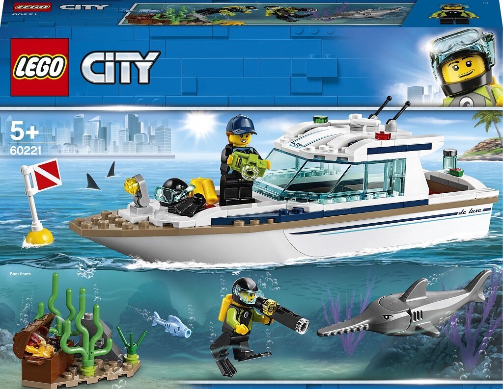 60221 LEGO® City Niršanas jahta цена и информация | Konstruktori | 220.lv