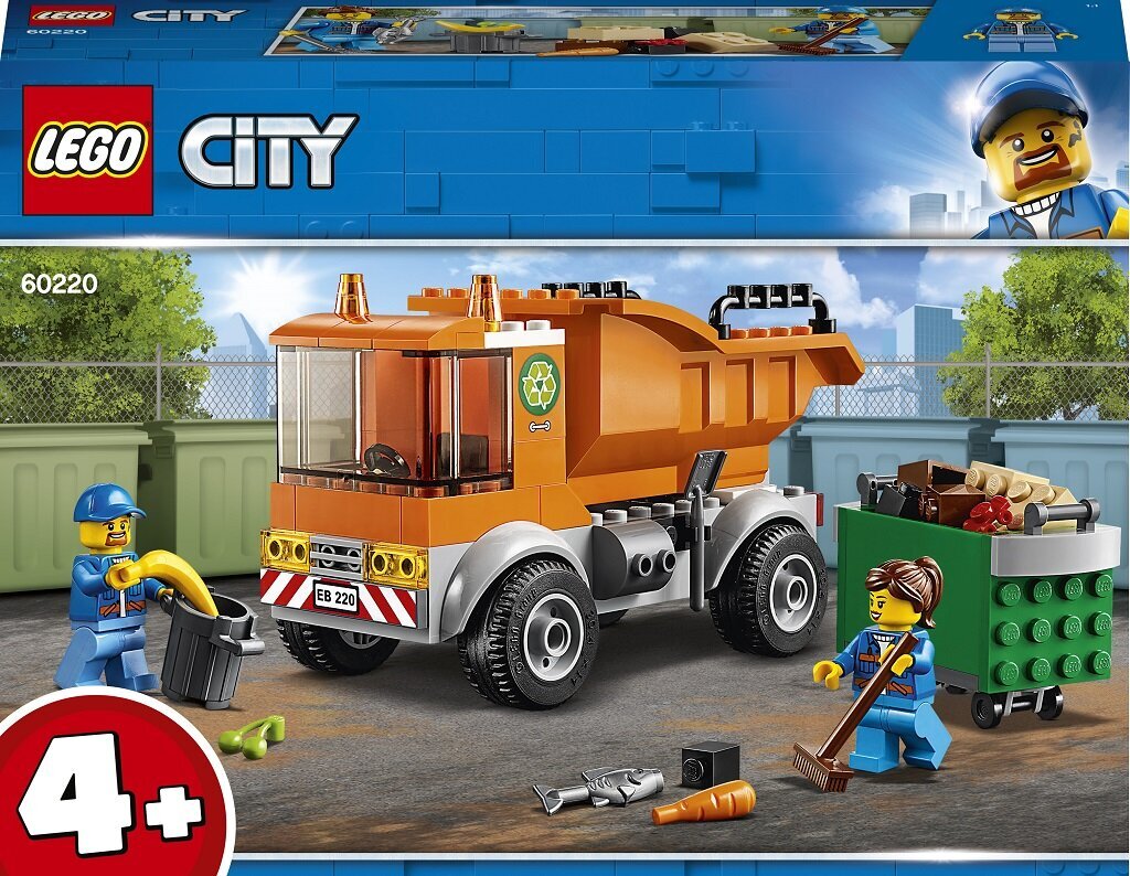 60220 LEGO® City Atkritumu izvešanas auto cena un informācija | Konstruktori | 220.lv