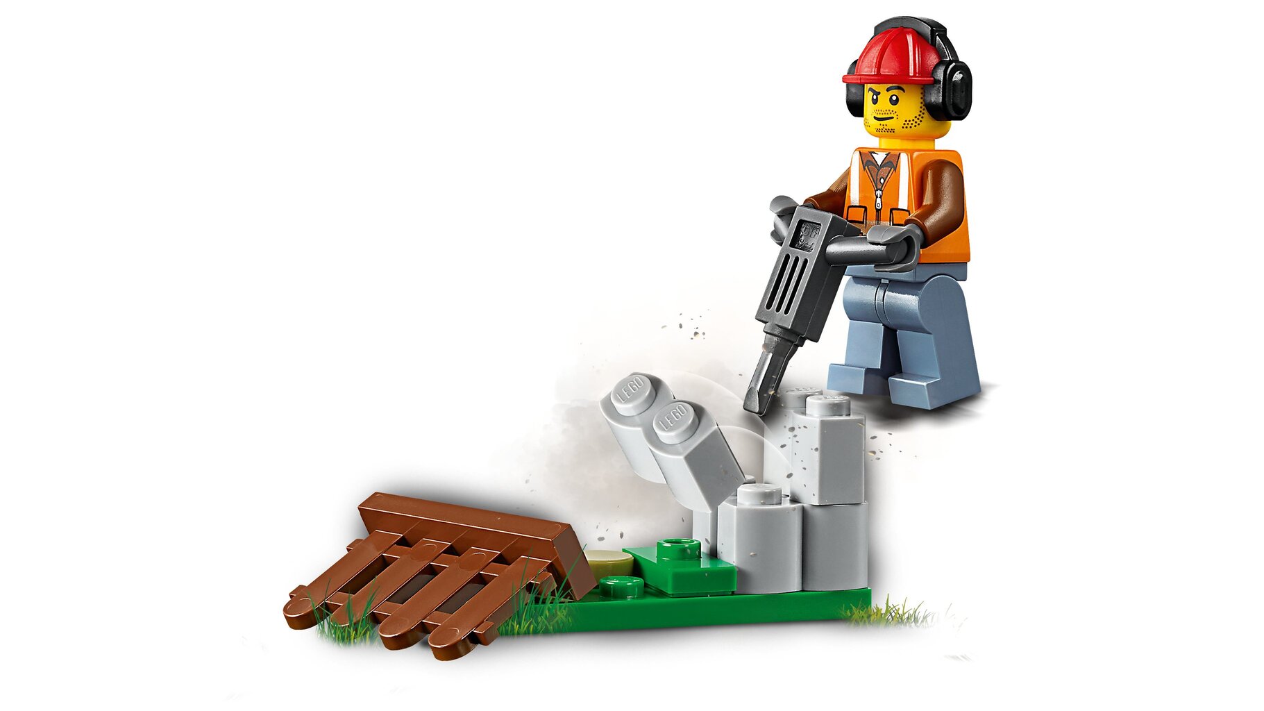 60219 LEGO® City Būvlaukuma iekrāvējs cena un informācija | Konstruktori | 220.lv