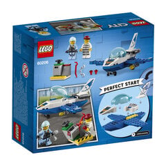 60206 LEGO® City Gaisa policijas reaktīvā patruļlidmašīna cena un informācija | Konstruktori | 220.lv