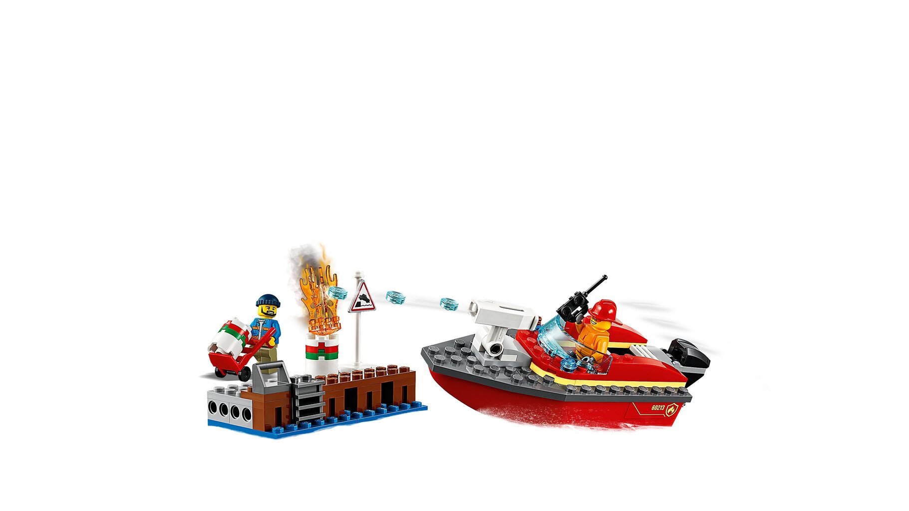 60213 LEGO® City Ugunsgrēks kuģu piestātnē цена и информация | Konstruktori | 220.lv