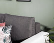 Universāls stūra dīvāns Newark, brūns/balts cena un informācija | Stūra dīvāni | 220.lv