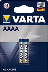 VARTA Professional Electronics AAAA elementi, 2 gab. cena un informācija | Baterijas | 220.lv