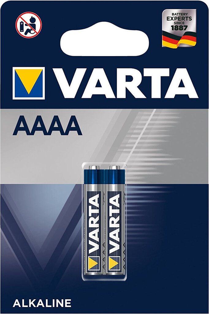 VARTA Professional Electronics AAAA elementi, 2 gab. цена и информация | Baterijas | 220.lv