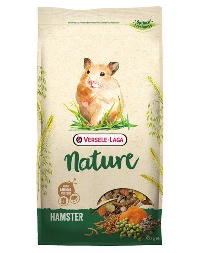 Versele Laga pilnvērtīga barība kāmjiem Hamster Nature, 0,7 kg cena un informācija | Barība grauzējiem | 220.lv